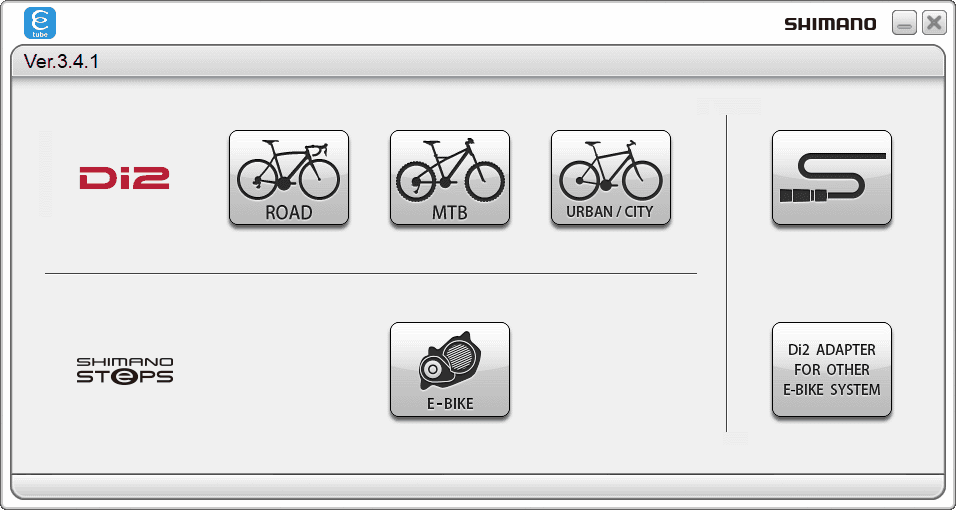 E-Tube Project 3.4.5 launch screen