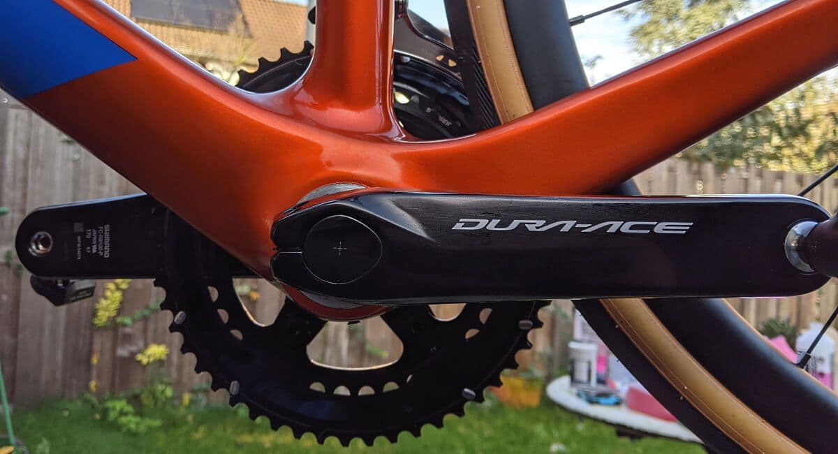 Power meter cap installed