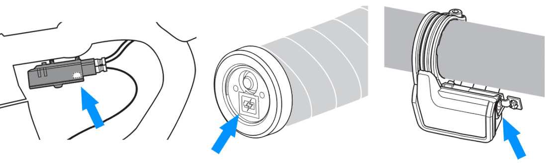 The port on The E-Tube port on 11-speed Junctions