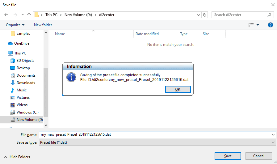 Saving complete to file!