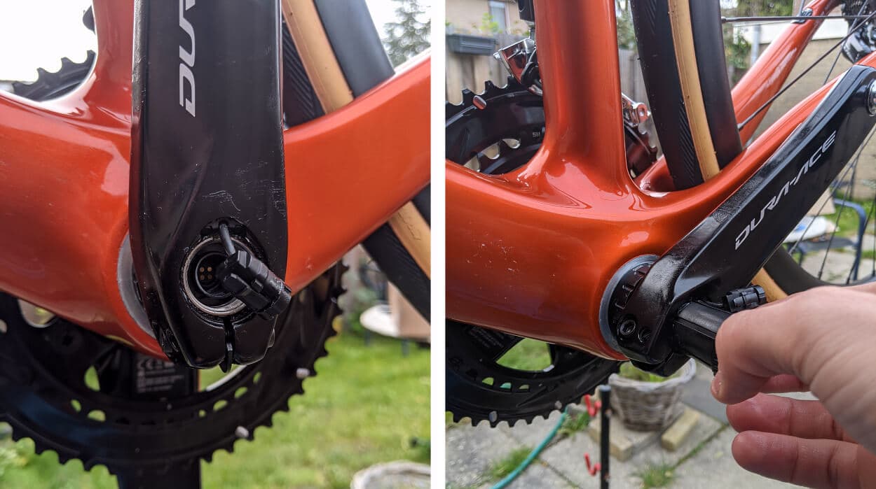 Set the crank preload