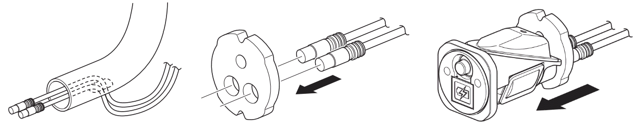 Install the wire to the EW-RS910