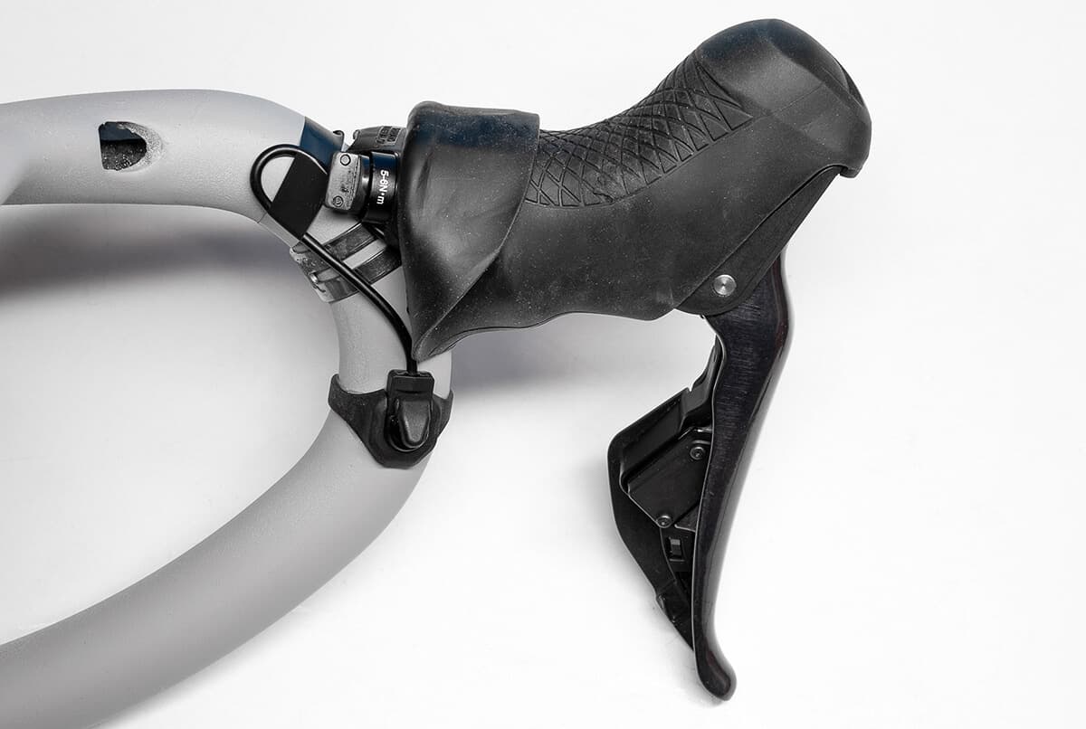 Shifter installed to handlebar