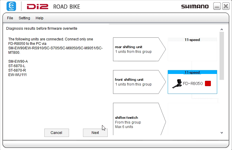 FD-R8050 not found - error