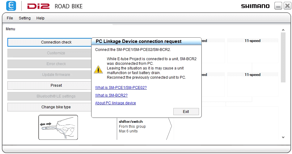 Do not unplug the PCE02