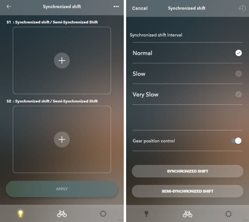 Set up synchro using mobile - screen 2