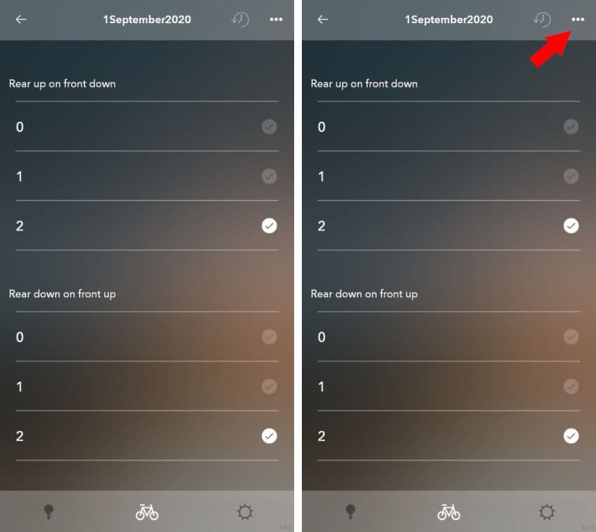 Save a preset using this menu