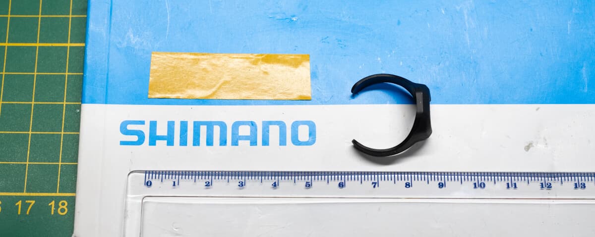 Double-sided tape for shifter