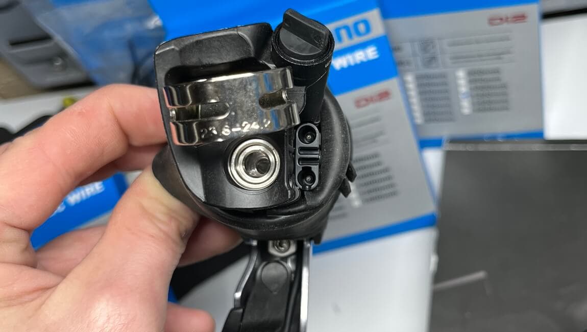 The bottom port is for satellite shifters only