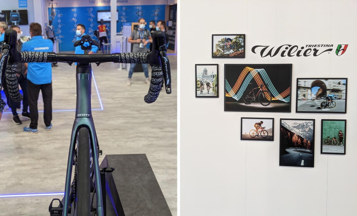 Satellite shifters and Wilier booth