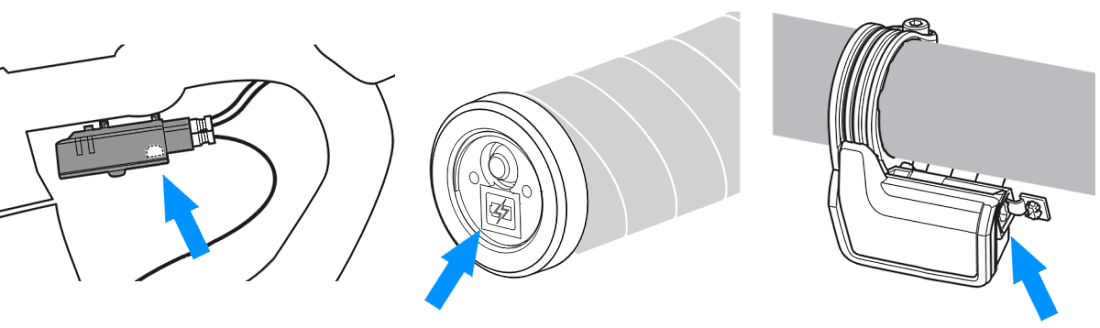 The port on The E-Tube port on 11-speed Junctions