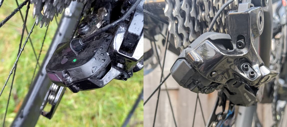 Rear derailleur LED - connection mode