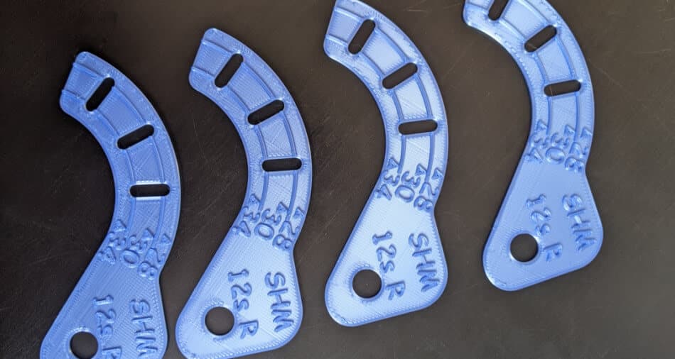 3D-printed GG adjustment gauage
