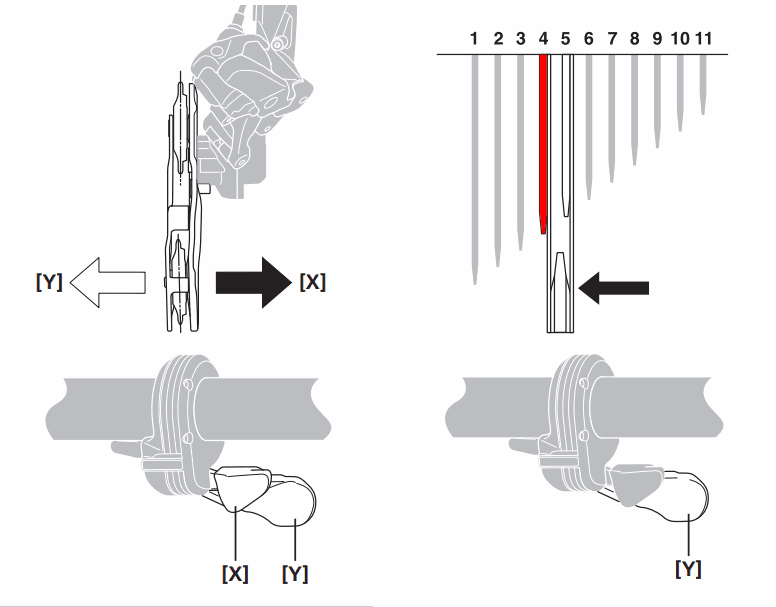 Adjust mtb using buttons