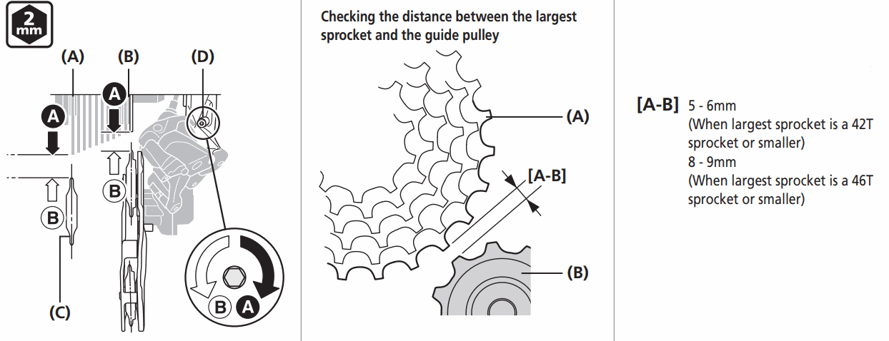 B-screw adjustment