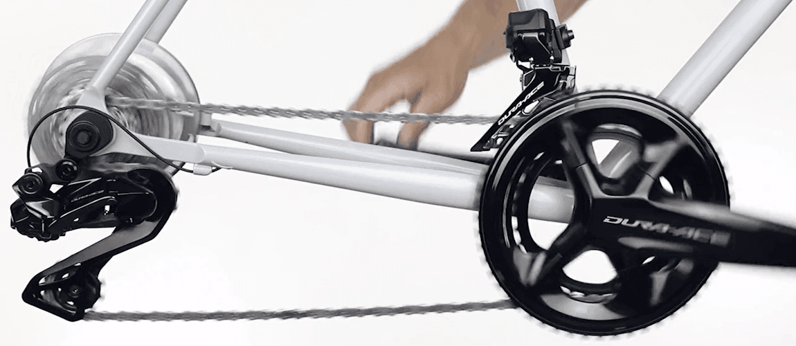 Adjust the RD in the small chainring