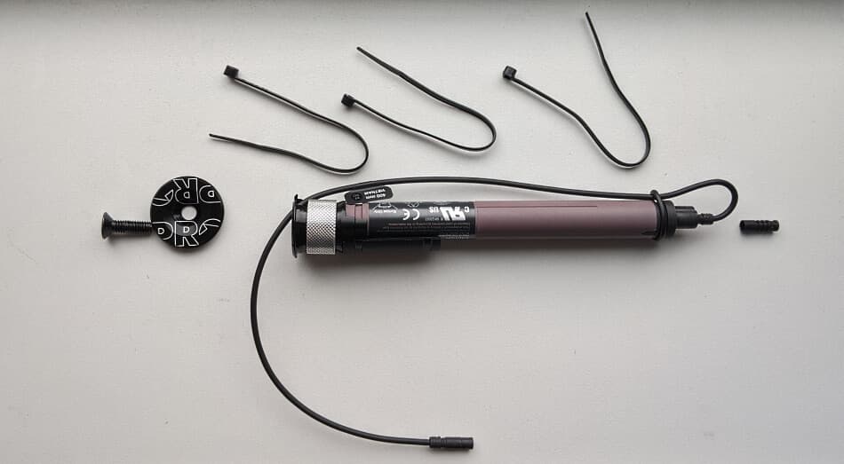 All components laid out