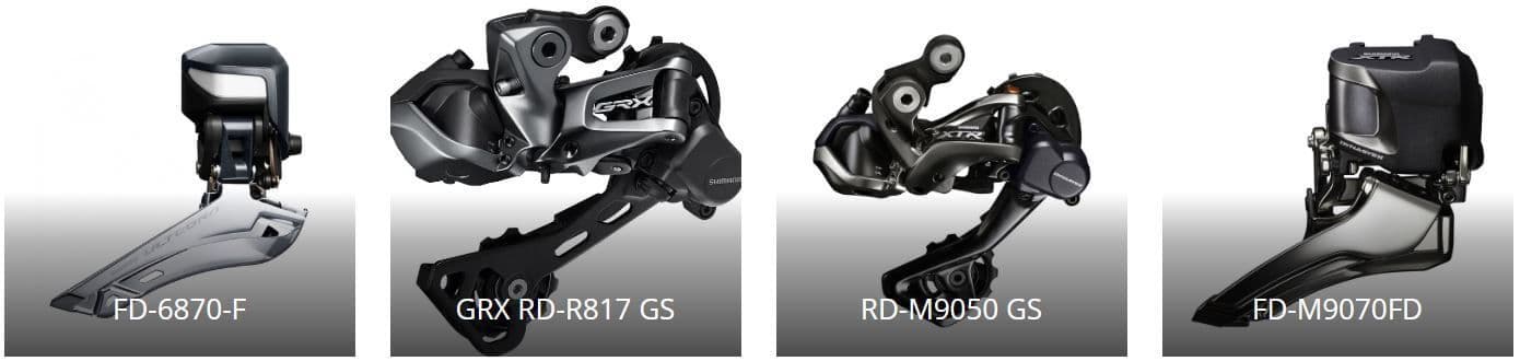 11-speed derailleurs
