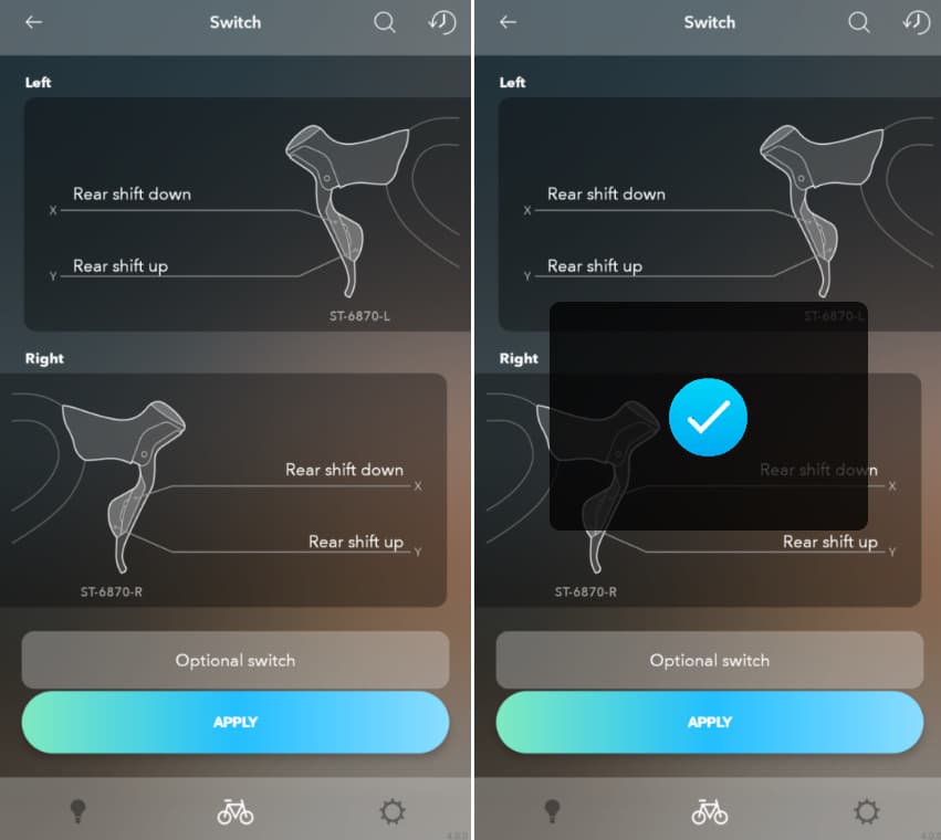 Finish setting up the buttons
