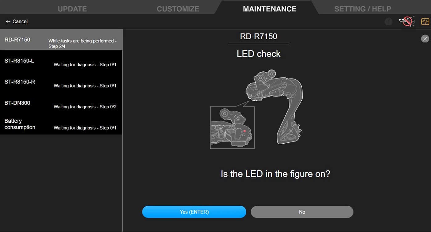 PCE02 checking for errors, e-tube project v5