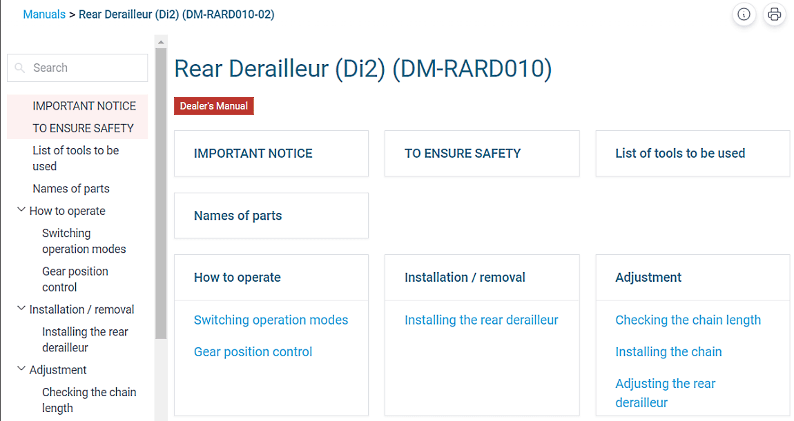 Web version of the manual