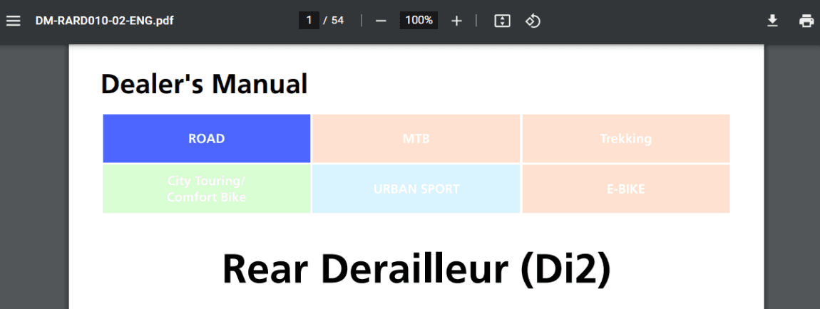 PDF file open in a browser PDF reader