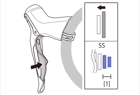 Gear position control from the shimano manual
