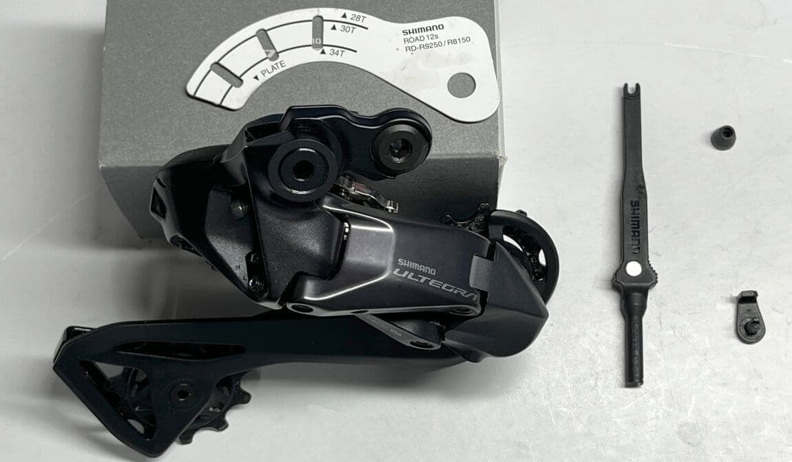12-speed road rear derailleur and parts