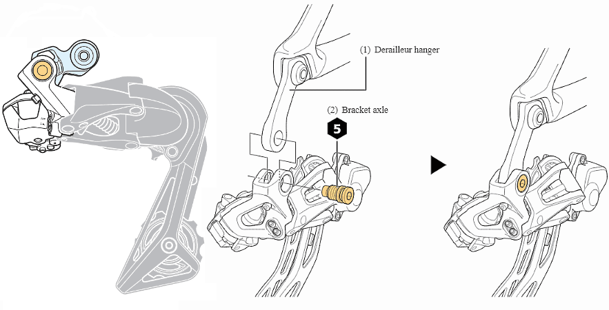 Install a direct mount derailleur
