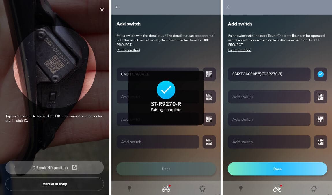 Pair the right shifter