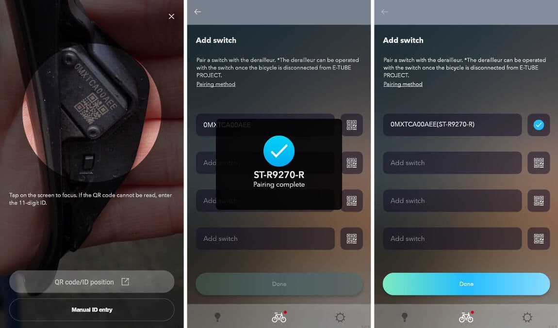 Pair a wireless road shifter