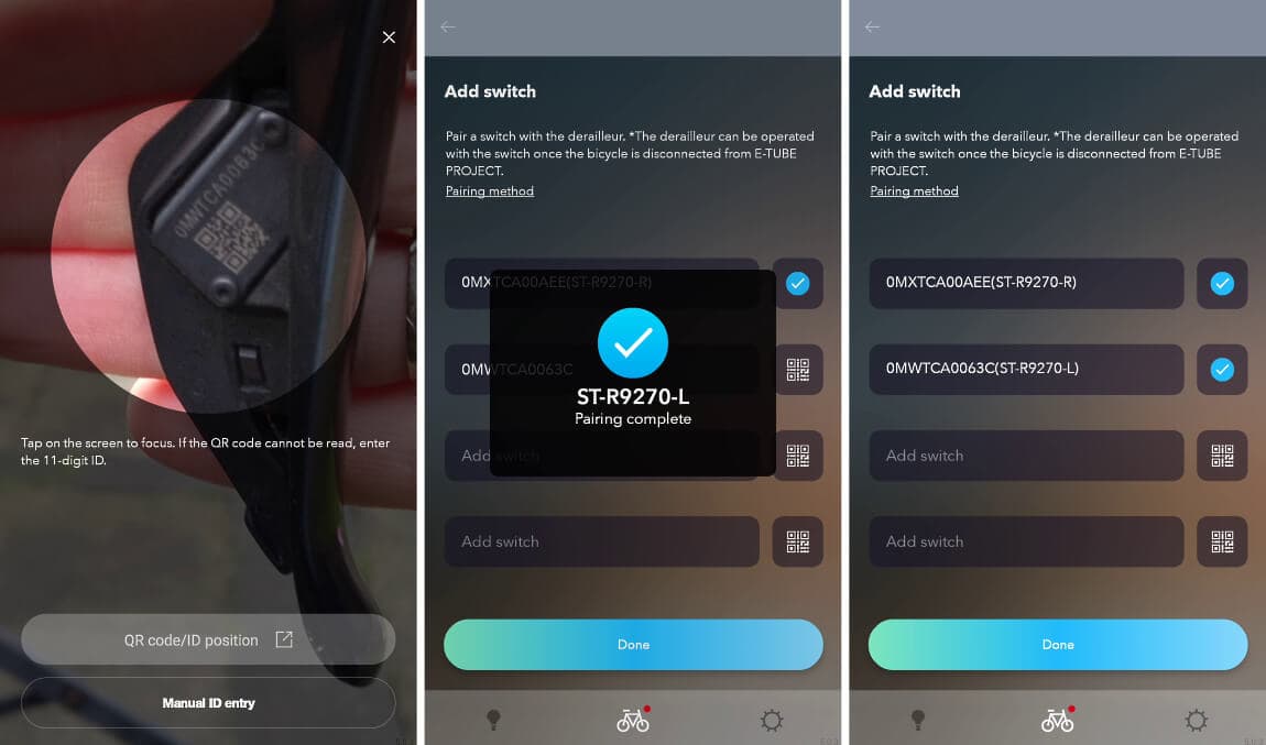Pair the left shifter