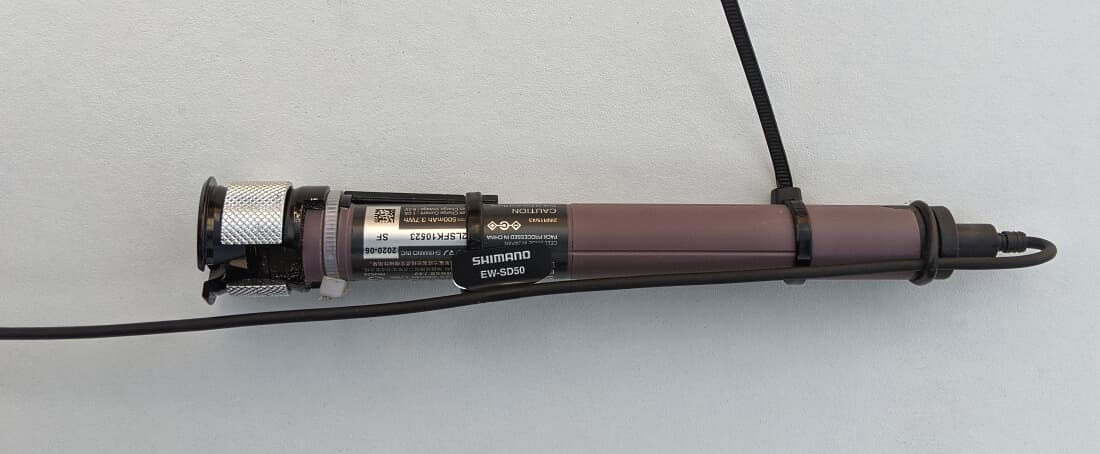 O-ring installed to the battery