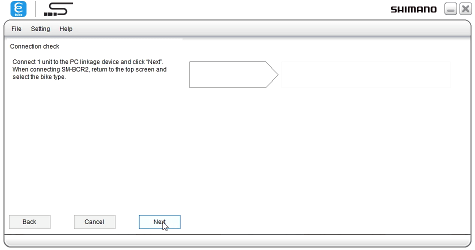 Restore firmware connection check