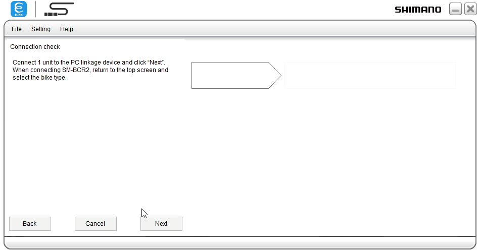 Disconnect and you'll see the connection check page