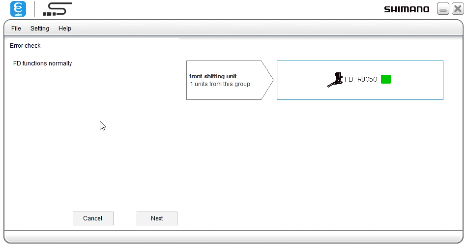 FD functions normally