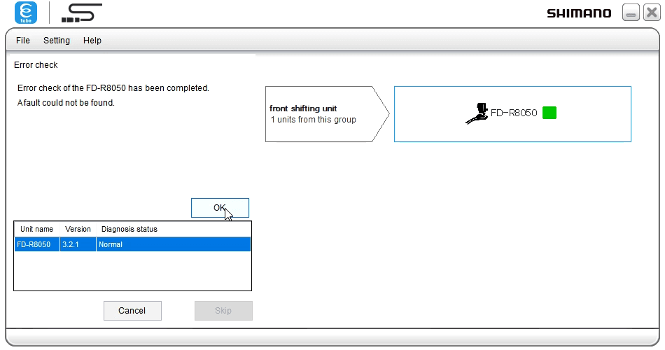 A fault could not be found