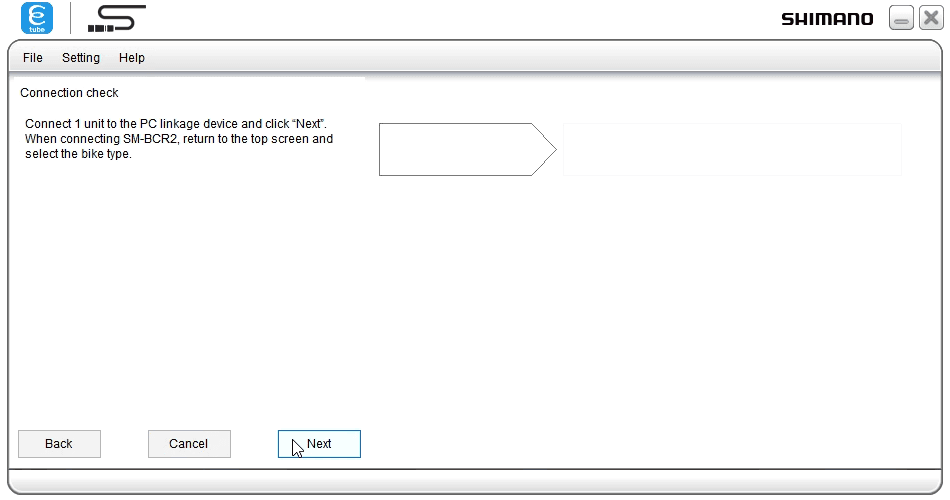 Final connection check screen #2