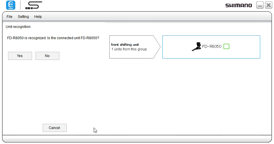 FD recognized - success!