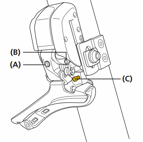 Set the top adjustment bolt