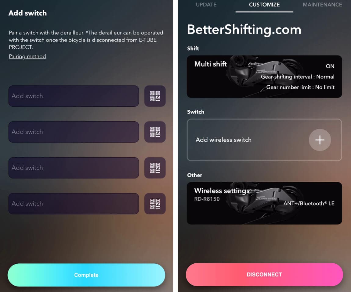 All shifters unpaired