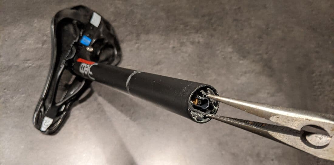 Don't grab the battery with pliers